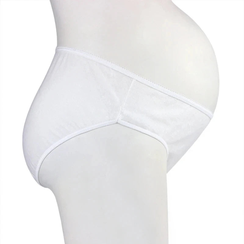 5 Pack Disposable Cotton Maternity Underwear – Plus Size Postpartum Briefs (2XL–6XL)